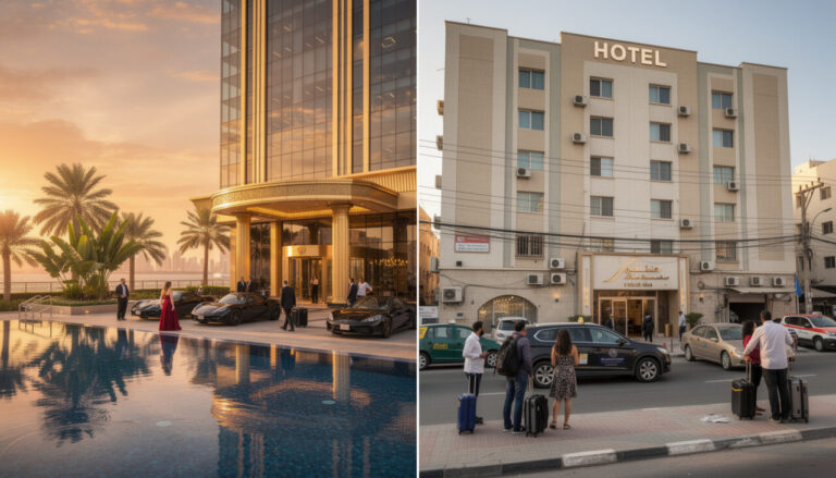 explore the differences between luxury and budget hotels in dubai, including amenities, locations, and experiences to help you choose the perfect stay.