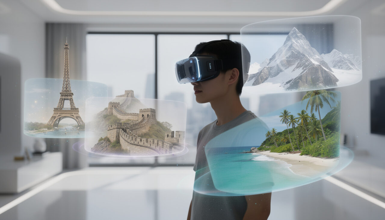explore top travel destinations through immersive virtual reality previews. experience stunning views and plan your perfect trip from the comfort of your home.